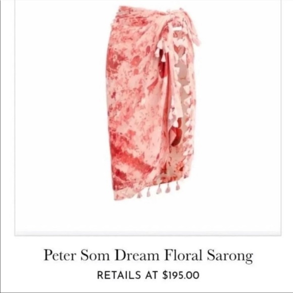 Peter Som Dream Floral Sarong NWOT - Picture 5 of 7